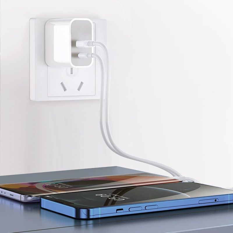 20W Fast Charger Dual-Port Power Adapter