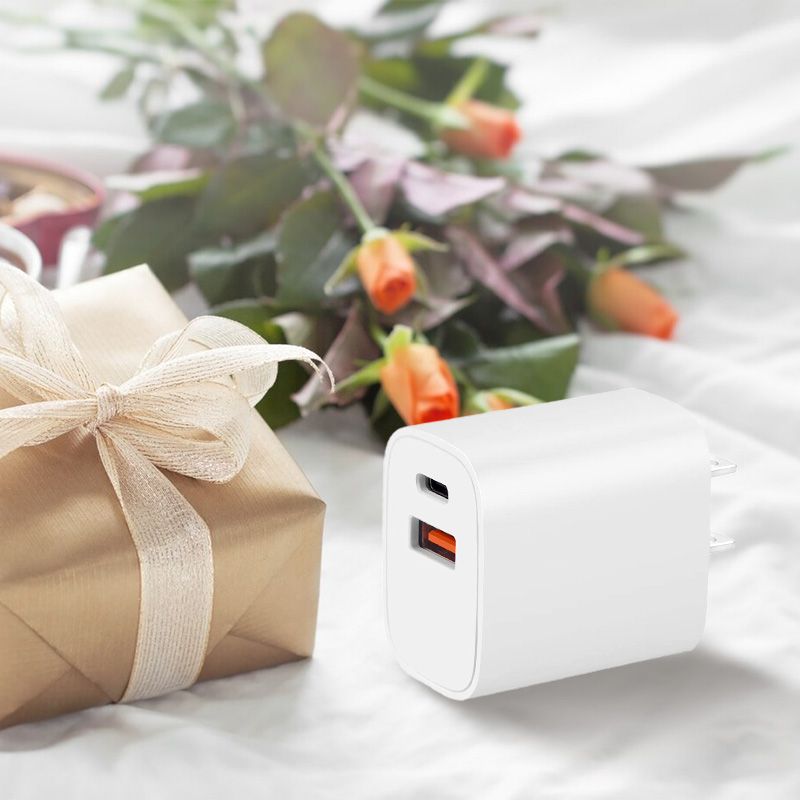 20W Fast Charger Dual-Port Power Adapter
