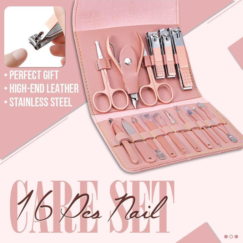 ✨Good-looking Foldable Stainless Steel Nail Clipper Set