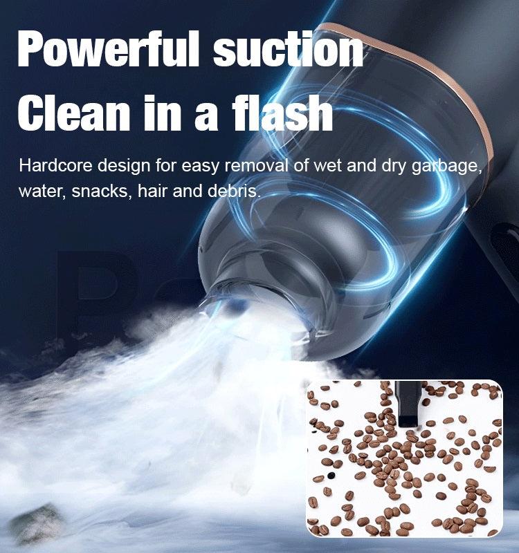 Blow, Vacuum and Inflate - All-in-One Cordless Vacuum Cleaner for Home and Car