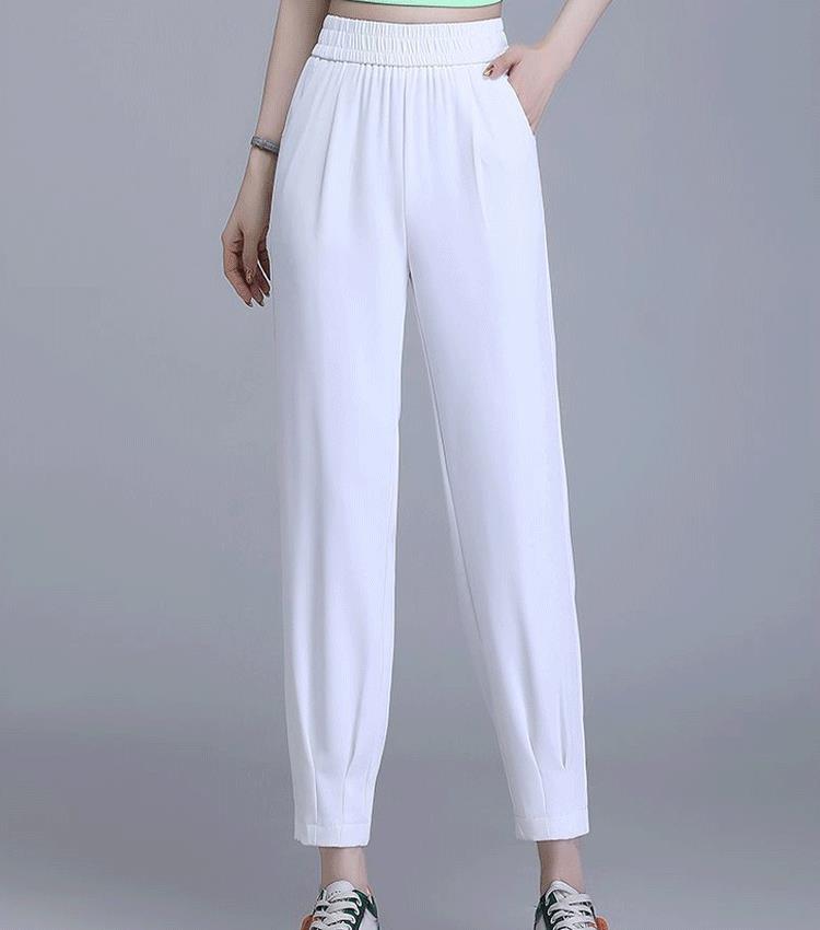 Colorful Loose Lightweight Ankle-length Pants for Women