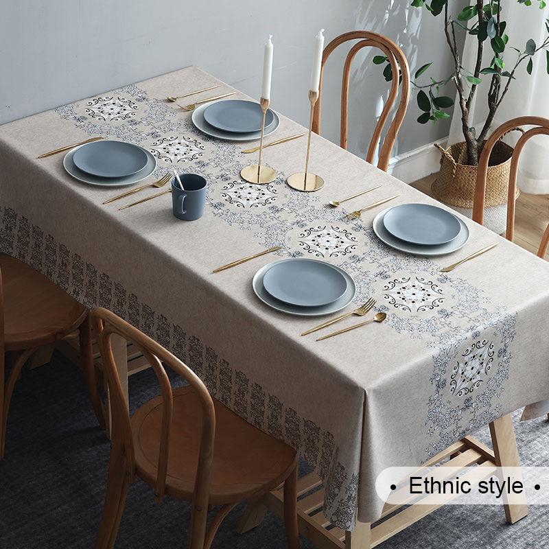 Multi-functional waterproof, oil-proof, heat-resistant, and wash-free tablecloth