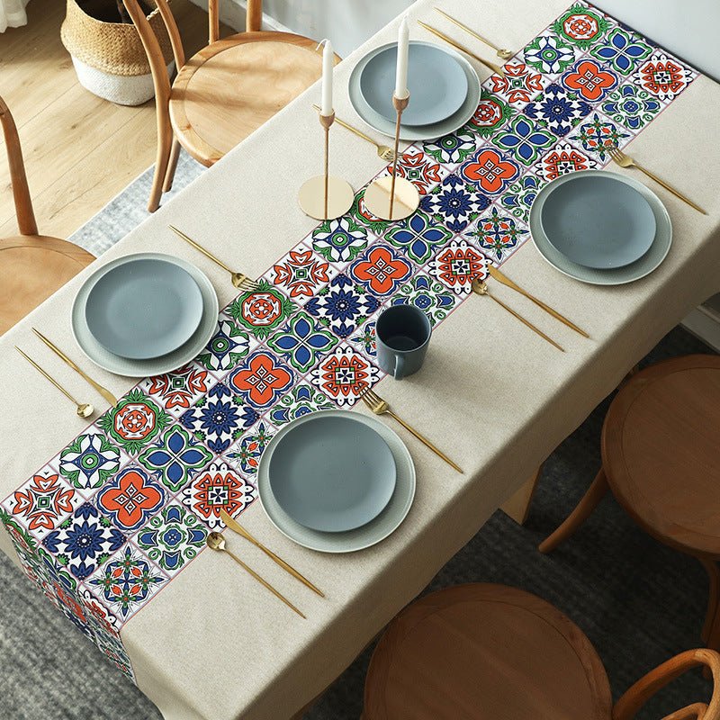 Multi-functional waterproof, oil-proof, heat-resistant, and wash-free tablecloth