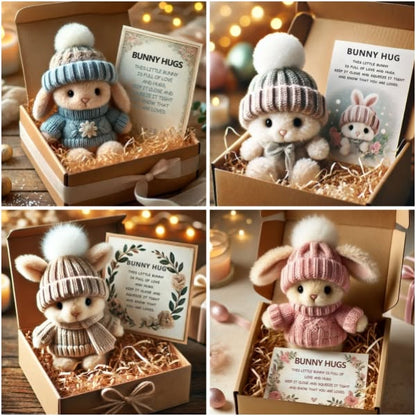 🔥Easter Special: BUY 3 GET 1 FREE!!✨ - Handmade🐇Mini Bunny Hug Cute Easter Gift🎁