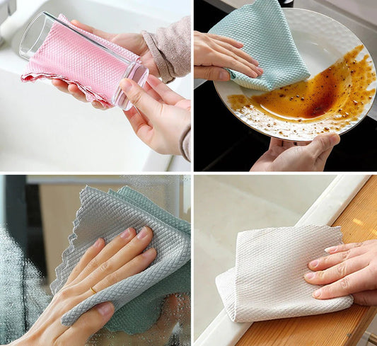 🔥Streak-Free Miracle Cleaning Cloths - Reusable