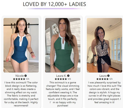 🎁HOT SALE 50% OFF⏳Full Coverage Retro Color Block Swimwear（The more you buy, the higher the discount）