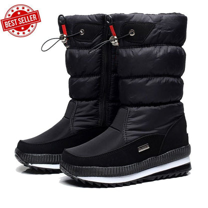 🎅Christmas Pre-sale🎁Women's Premium Waterproof,Non-slip Faux Fur Snow Boots