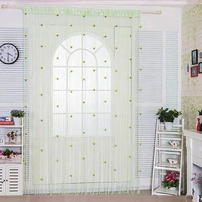 🔥Christmas hot sale💝Rose Flower Door Curtain🌹