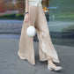 👗Glazed Ice Silk Floor-Length Wide-Leg Culottes