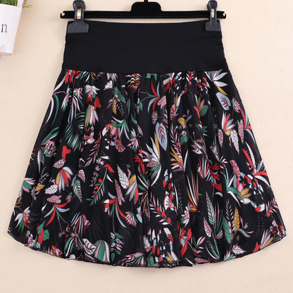 Women’s High Waist Flowy Chiffon Mini Skirt