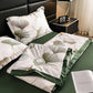 Washable Icy Cool Breathable Summer Quilt 4-piece Set