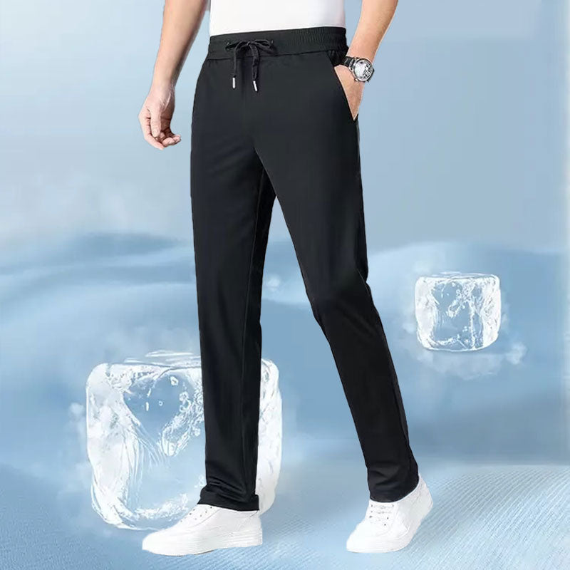 🔥🔥Hot Sale: Men's Elastic Waist Pants, Stay Cool & Stylish!