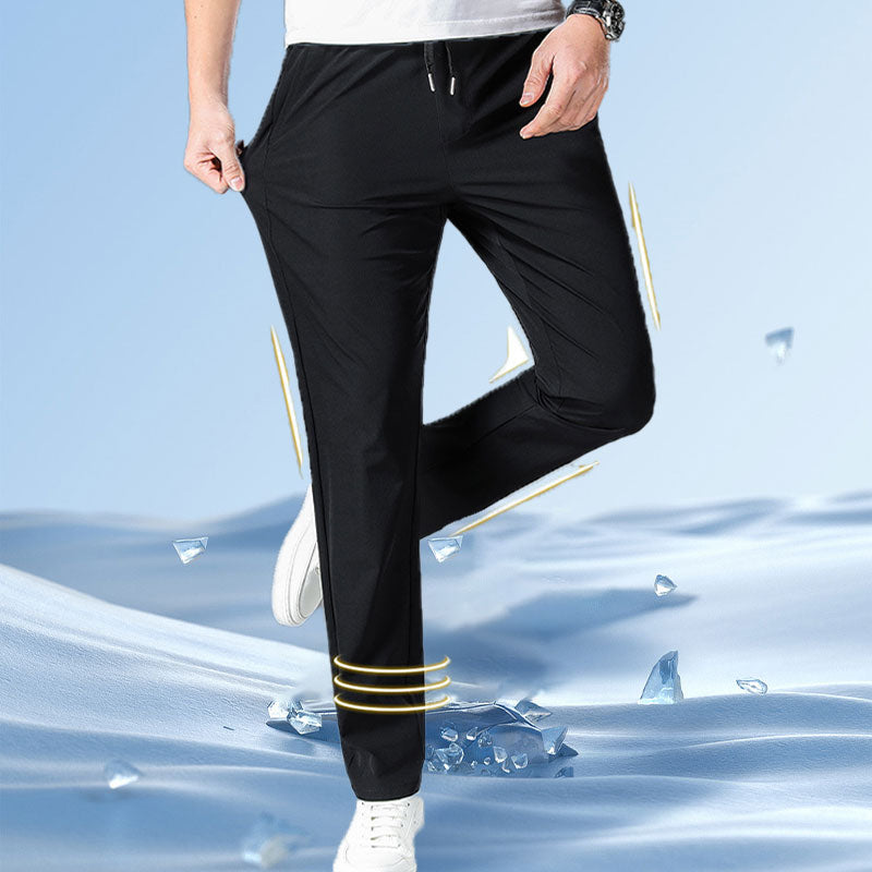 🔥🔥Hot Sale: Men's Elastic Waist Pants, Stay Cool & Stylish!