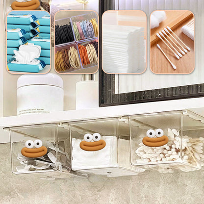 Self-Adhesive Under Desk Drawer Organizer