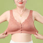 Front Buckle Sleep Bra For Older Women M-3XL