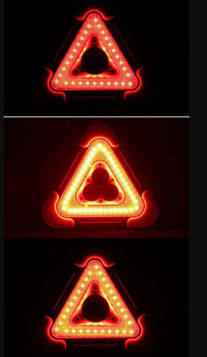 🔥2025 New Arrival🔥 3-IN-1 Solar Emergency Triangle Warning Light at the Roadside