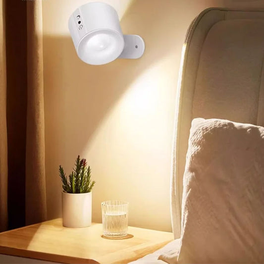 Magnetic Remote Control Bedside Wall Lamp