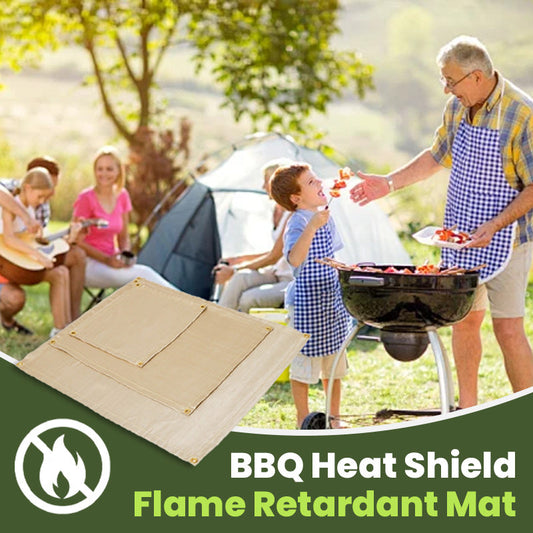 Outdoor BBQ Heat Shield Flame Retardant Mat