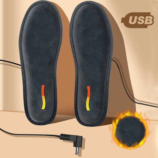 USB-Rechargeable Heated Insoles for Men & Women