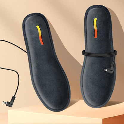 USB-Rechargeable Heated Insoles for Men & Women