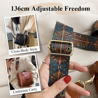 Vintage Fashion Bag with Adjustable Strap