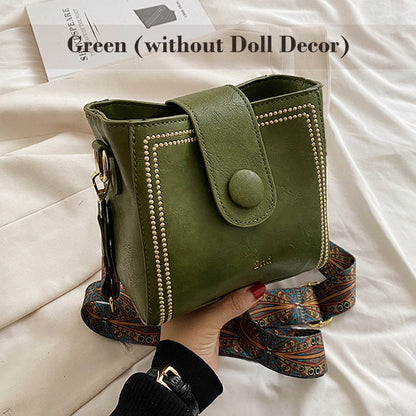 Vintage Fashion Bag with Adjustable Strap