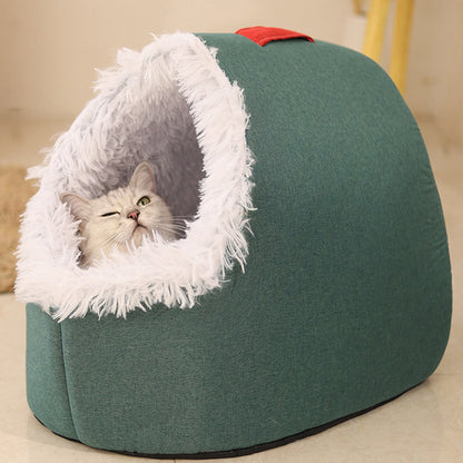 💥60% OFF 🐾OFFWinter Warm Pet Cave Bed