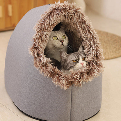 💥60% OFF 🐾OFFWinter Warm Pet Cave Bed