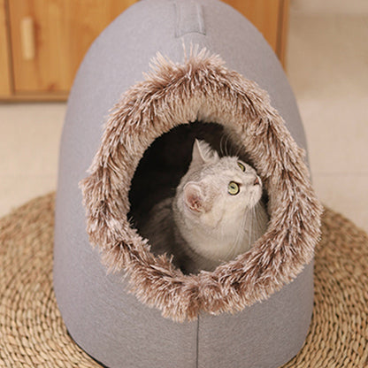 💥60% OFF 🐾OFFWinter Warm Pet Cave Bed