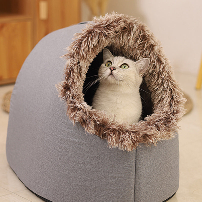 💥60% OFF 🐾OFFWinter Warm Pet Cave Bed
