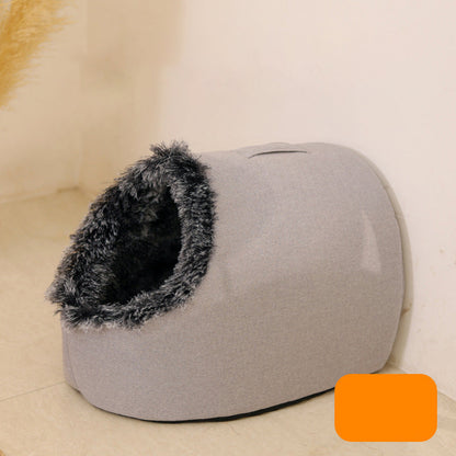 💥60% OFF 🐾OFFWinter Warm Pet Cave Bed