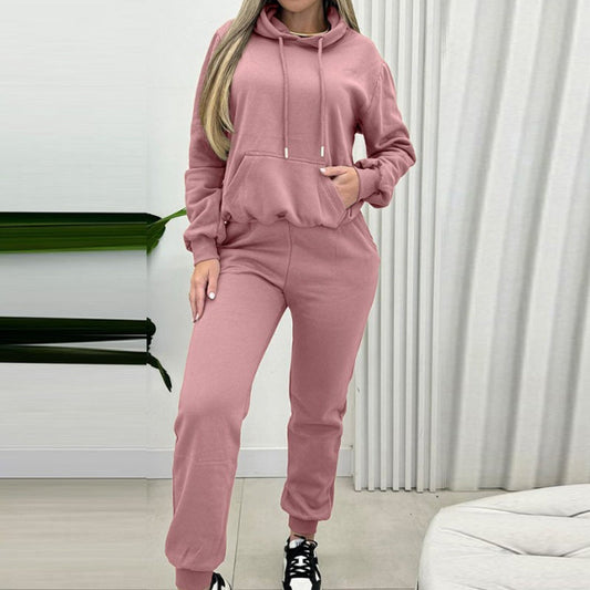 Women's Hoodie Sweatshirts & Sweatpants 2-Piece Set