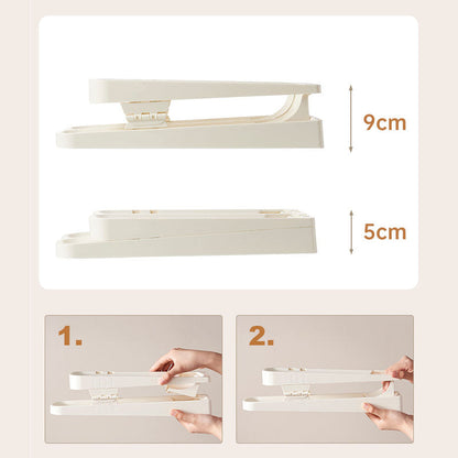 🔥Big Sale 50% OFF🔥Automatic Rolling Folding Egg Holder For Refrigerator