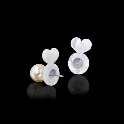 💕2025 Special Big Sale💕Clear Silicone Earring Backings With Strong Support