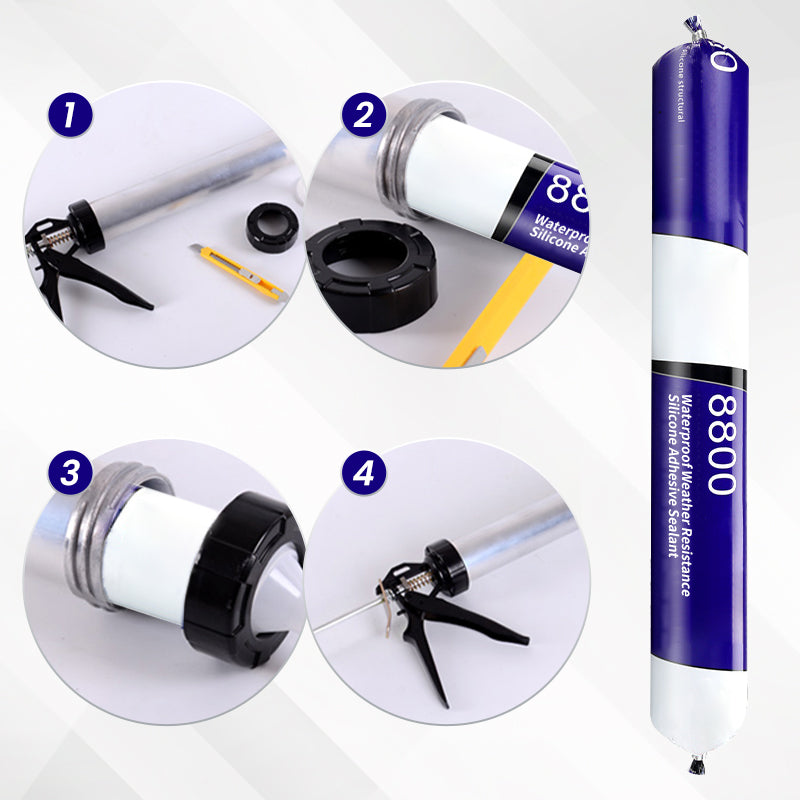 🔥Silicone adhesive sealant--waterproof and weatherproof against mold and mildew