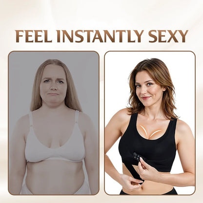 🔥 Blossoming Confidence 💃 Powerful Push-Up Seamless Bra