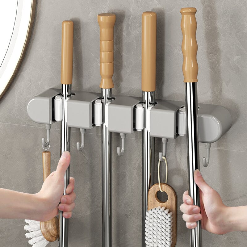 🔥Hot sale - Multifunctional Mop Holder with Hook
