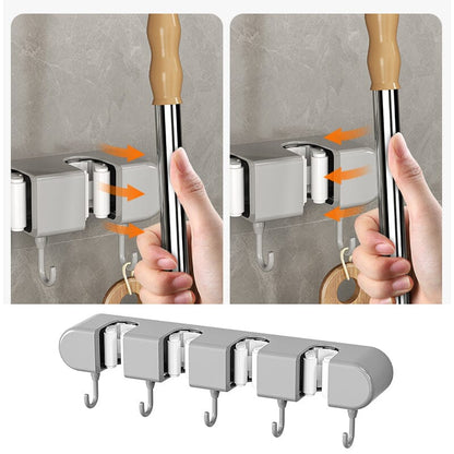 🔥Hot sale - Multifunctional Mop Holder with Hook