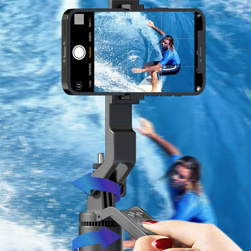 Aluminum Alloy 360-Degree Rotating Selfie Anti-Shake Tripod