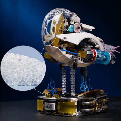 🦑🔧Mechanical Nautilus Assembled Building Block Ornament Toy🎁 50% OFF on the Second Item! Creative Building, Educational Toy, New Home Decor Choice!