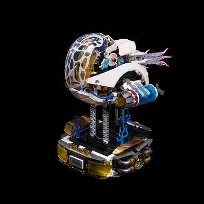 🦑🔧Mechanical Nautilus Assembled Building Block Ornament Toy🎁 50% OFF on the Second Item! Creative Building, Educational Toy, New Home Decor Choice!