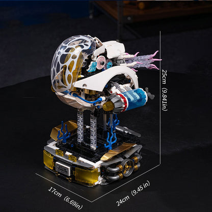 🦑🔧Mechanical Nautilus Assembled Building Block Ornament Toy🎁 50% OFF on the Second Item! Creative Building, Educational Toy, New Home Decor Choice!