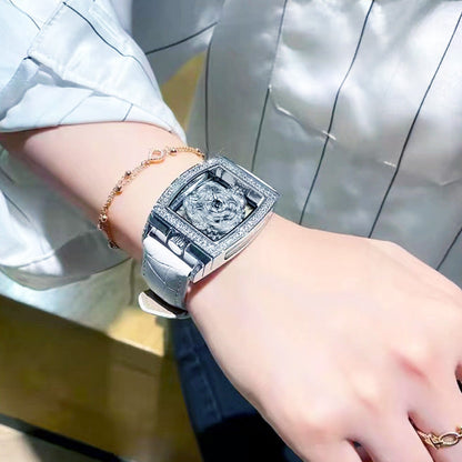 Rhinestone Accent Women's Fashion Watch