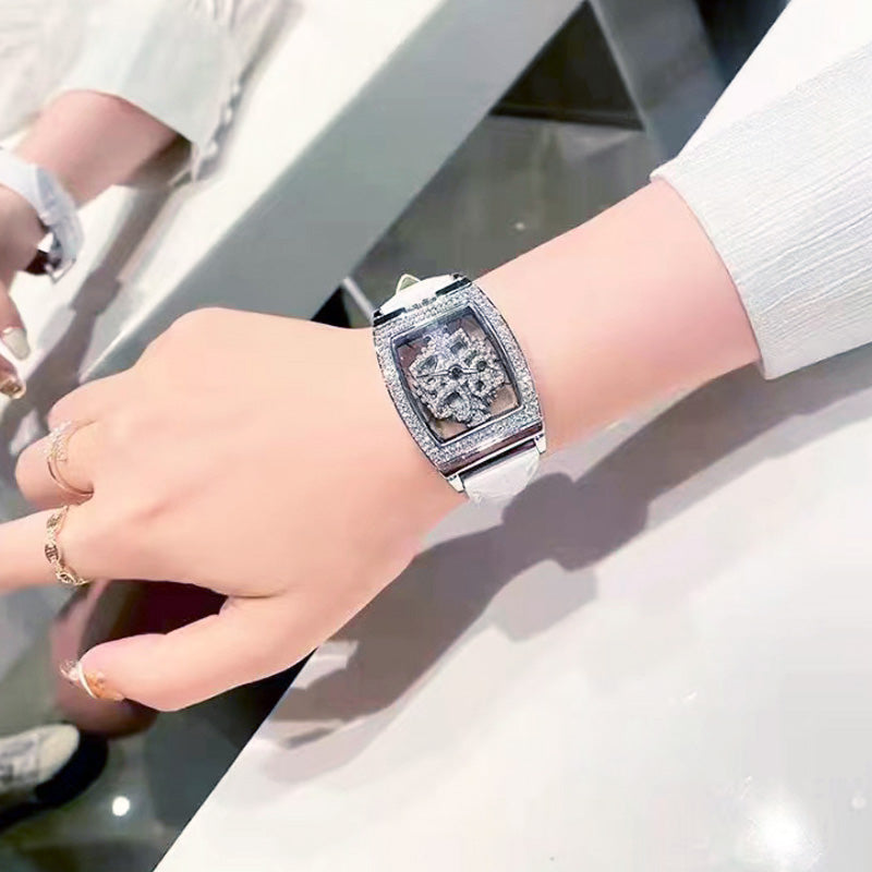 Rhinestone Accent Women's Fashion Watch