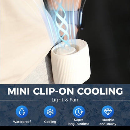 Mini Clip-On Cooling Light & Fan