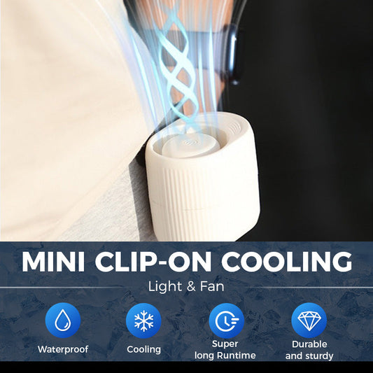 Mini Clip-On Cooling Light & Fan