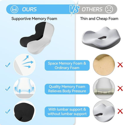 🎁Non-Slip Memory Foam Seat