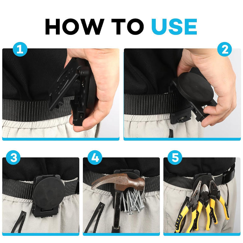 Powerful Magnetic Tool Belt Clip