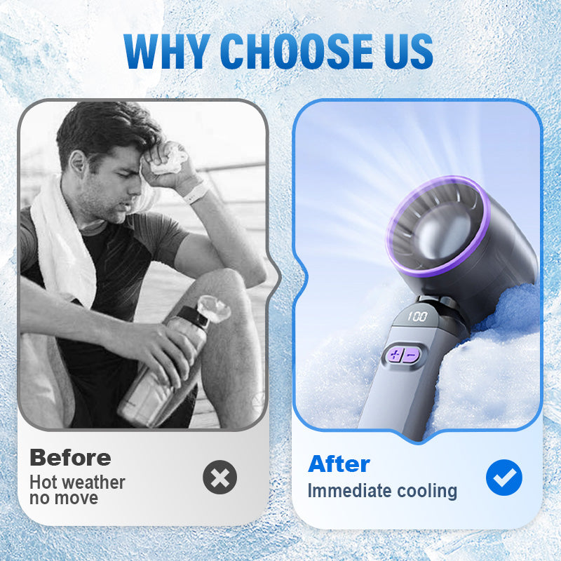 🔥Portable Handheld Turbo Fan