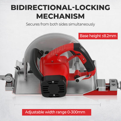 Bidirectional Locking & Adjustable Cutter Positioner
